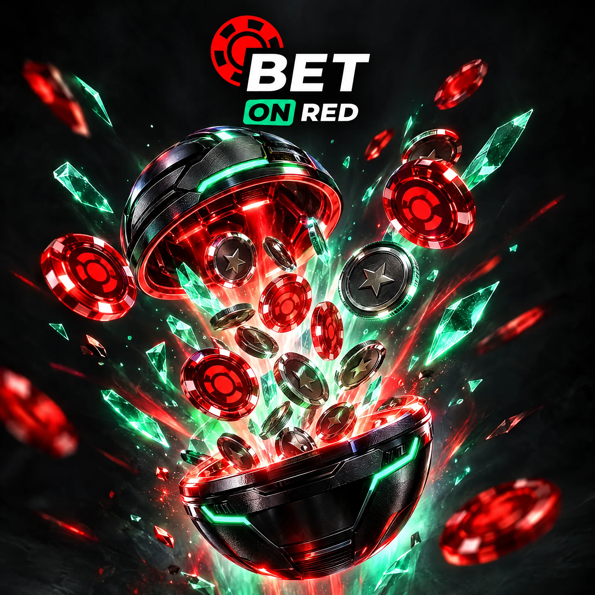 Bet On Red Casino-Bonuskapsel mit Spielchips