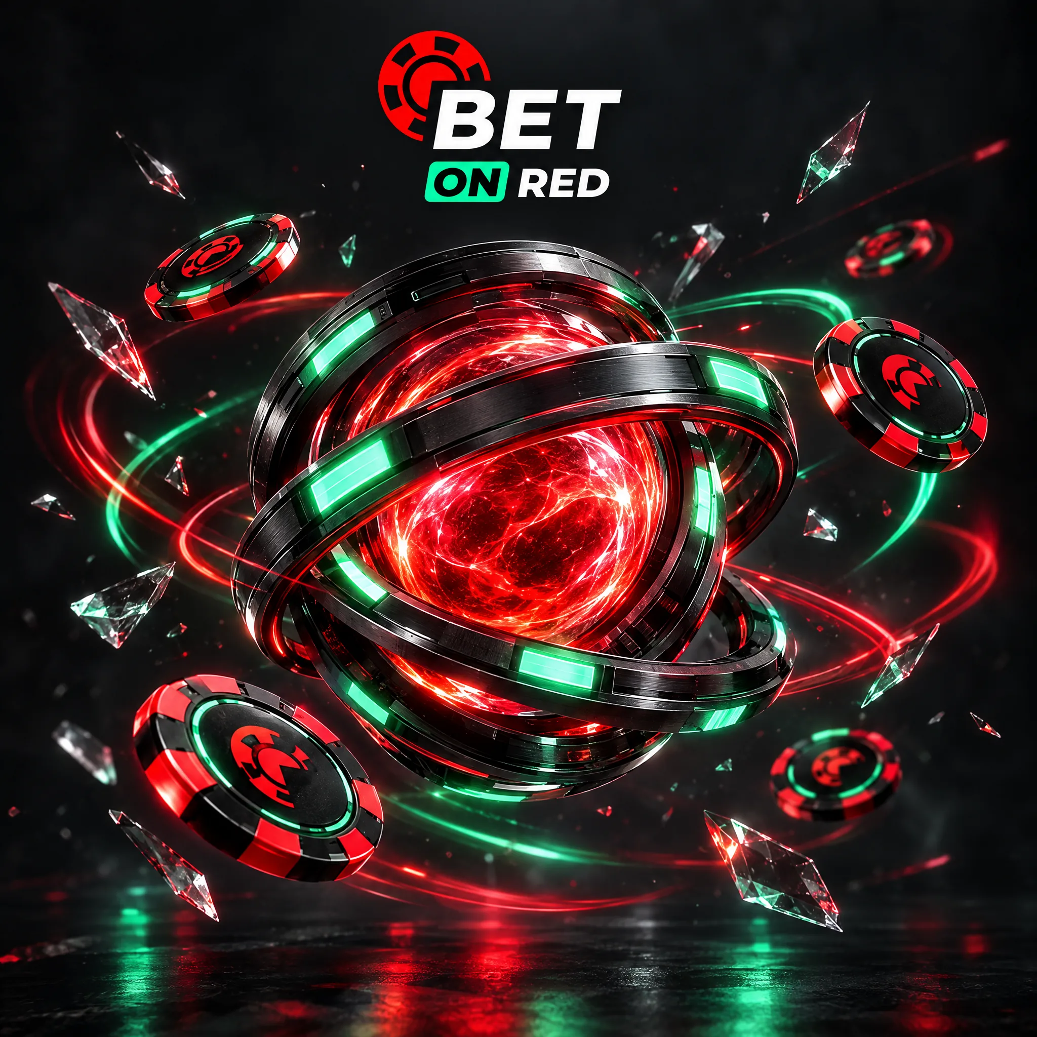 Rot-grüner Energieeffekt im Bet On Red Casino