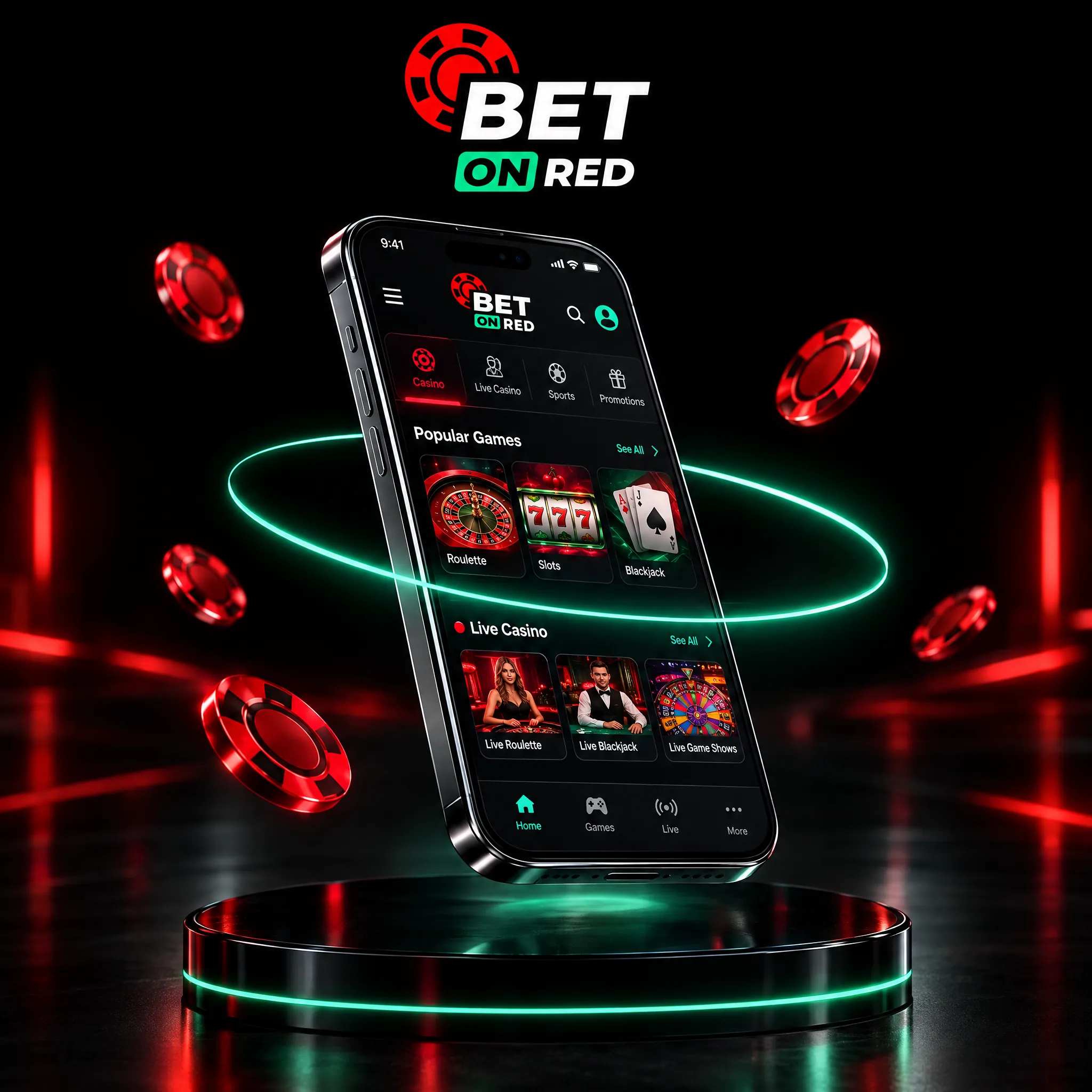 Bet On Red Casino auf mobilen Geräten